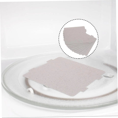 Microwave Waveguide Covers Mica Sheets For Heat Resistance And Replacement Parts in use inside microwave oven for protection