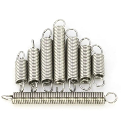 Grab These Top Tier Tension Springs Made From 304 Stainless Steel For Heavy Duty Extensions And Loads, Featuring Tiny Coils.