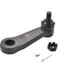 4WD Front Tie Rod End Kit With Inner And Outer Ends, Adjustment Sleeves, Pitman Arm And Idler Arm - Direct Fit For Ford F-150 F-250 Expedition 1997-2003 Plug-And-Play Ready To Install., black pitman arm with castle nut and cotter pin
