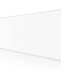 Extended Gaming Mouse Pad XL With Stitched Edges Waterproof Non Slip Desk Mat For Large Keyboard And Laptop Setup 23.6 x 11.8 Inches White
