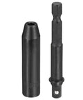 Harfington Deep 4mm Impact Socket With 1/4 Drive And Adapter, Heavy Duty Chrome Vanadium Steel Tool For Tight Spaces And Hardcore DIY Projects That Actually Work. 4mm deep impact socket and 1/4 drive adapter, black oxide finish