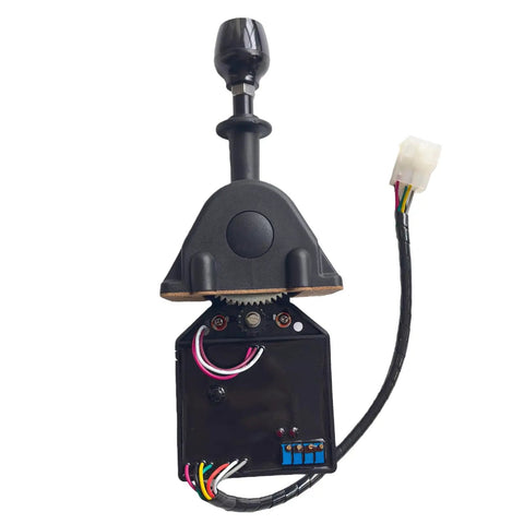 Top Shelf JLG Boom Lift Drive Joystick Controller Replacement Part 1600141 with wiring for 60HA 70H 80HX 40H equipment.
