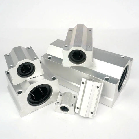 Top Shelf Steel Linear Bushing Replacement Ball Bearing Block For CNC Machines Dead Nuts Accurate And Smooth 10mm Bore SCS10UU Compatible heavy duty blocks in various sizes.