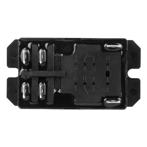 Top view of Beefy 30A 12V DC General Purpose Relay With Wash Tight Enclosure DPST NO Two Form A Contacts for heavy-duty loads