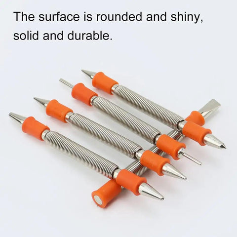 Do It All 5 Piece Nail Setter And Door Hinge Tool Set With Dual Head Punches, Hammerless Cold Chisel, hinge pin remover