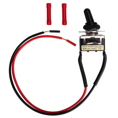 Run Tow Switch Kit For EZGO RXV Electric Golf Carts 2008 Up Replacement 608900 with wires and connectors visible