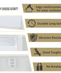 Comparison of 2 Pack Right Side Refrigerator Door Shelf Bin Replacement For Samsung RF263 Series AA with features like durability and toughness.