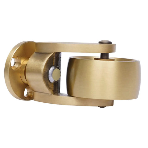 Heavy Duty Antique Brass Casters, Smooth Glide Wheels For Furniture And Storage Trunks, swivel plate with brass finish and roller.