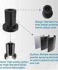 Sliding Barn Door Track Spacer 1-3/4 Inch Replacement Assemblies Connecting Kit Adjustable Carbon Steel Connectors with wear-resistant design