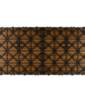 Back view of UltraShield Naturale Quick Deck Outdoor Composite Tile 2 Ft By 1 Ft Peruvian Teak, sturdy snap-together base