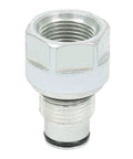 High Pressure Hydraulic Adapter Plug For Closed Center Valve Systems Built To Last Steel Construction 1-1/16-12UNF Interface Compatible With 21 GPM Control Valves And Hydraulic Directional Control Valve Accessories