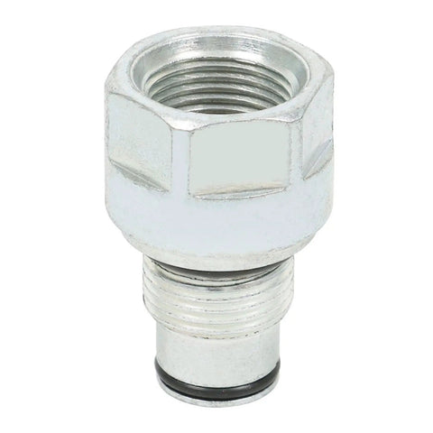 High Pressure Hydraulic Adapter Plug For Closed Center Valve Systems Built To Last Steel Construction 1-1/16-12UNF Interface Compatible With 21 GPM Control Valves And Hydraulic Directional Control Valve Accessories