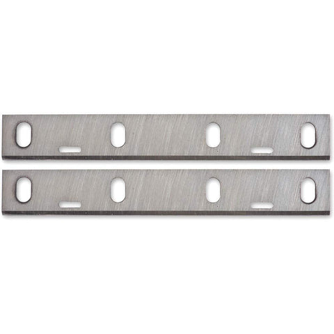 Premium Six Inch Jointer Blades Set Of Two Top Shelf HSS T1 Steel Woodworking Knives, two steel blades for jointer machines.
