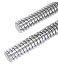 3.5mm Lead Screw In 304 Stainless Steel, 100mm Length, Right Hand Thread, 1.2192mm Pitch And Lead, Precise Linear Motion For CNC And 3D Printing