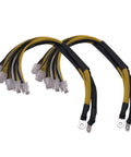 2 Pack 6Pin Server Power Supply Cable For Mining Rigs S7 S9 S9i Z9 6Pin To 6Pin PCIe Style Beefy Copper Wires