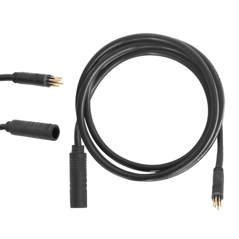 9 Pin E Bike Motor Extension Cable Waterproof Female To Male For Electric Bike And E Scooter Wire Conversion Kit IP66 Outdoor Ready Weatherproof 1.5x600mm Heavy Duty Flexible Harness For DIY E Bike Builds