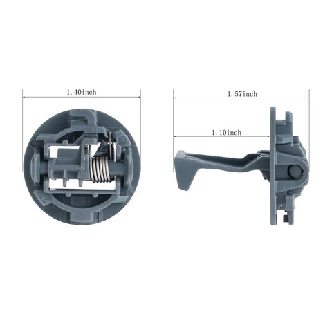 Washer Lid Lock Latch And Door Strike Replacement Kit For Front Load Washers Durable Plastic Easy Install Compatible With Whirlpool And Other Popular Models, 1.40-inch