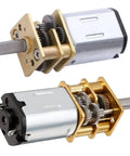 3V DC Metal Gear Motor 100 RPM Micro Gear Reduction Unit With Low Noise High Torque Compact Size For Tiny Robots And DIY Projects Durable Micro Motor For Hobbyists 2 Pack showing internal gears