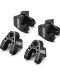 Heavy Duty Aluminum Shock Mount Height Lift Kit For 1/18 RC Crawler TRX4M Defender Bronco Upgrade Black CNC Machined Parts