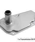 Transmission Filter And Oil Pan Gasket Kit For Nissan Versa Sentra Versa Note 2012 2019 Replacement - transmission oil pan image