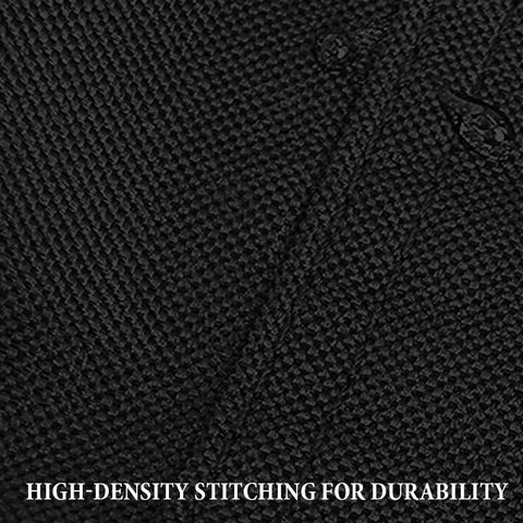 Close-up of high-density stitching on Heavy Duty Waterproof Patio Swing Seat Cover For 2 To 3 Seat Metal Frame Benches Replacement Outdoor Chair Cover