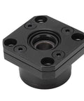 Rock Solid Ballscrew End Supports Bearing Blocks FK10 for 10mm Ball Screws SFU 1604 1605 1610 CNC, black carbon steel part