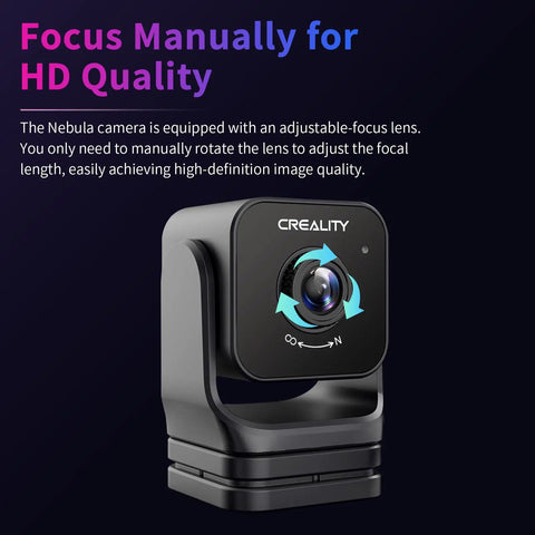 Nebula Camera For 3D Printers With Night Vision And 24 Hour Monitoring Real Time Printing Monitoring Via USB Connection Compatible