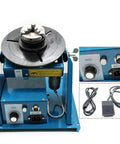 Heavy Duty Rotary Welding Positioner Featuring 110V Power And Smooth Two To Ten Rpm Rotation Compact Mini Turntable For Shops with three jaw chuck