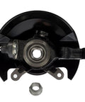 Front view of Front Steering Knuckles And Wheel Bearing Hubs Assembly For 2003 2004 2005 Honda Civic 1.7L Replacement Kit