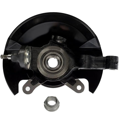 Front view of Front Steering Knuckles And Wheel Bearing Hubs Assembly For 2003 2004 2005 Honda Civic 1.7L Replacement Kit