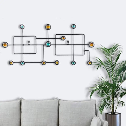 Slick Wall Mounted Coat Rack Door Hook Organizer Totally Legit Key Hanger Bag Holder Towel Scarf Stand Decorative Iron Build For Entryway Mudroom Bedroom Bathroom Game Changer Home Storage Setup with colorful accents.