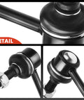 Close-up details of Front Sway Bar End Links 2 Piece Set for Nissan Pathfinder Armada Titan Infiniti QX80 QX56 Stabilizer Links