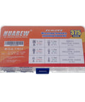 Comprehensive Wire Crimp Terminal Kit With 2.8mm, 4.8mm, And 6.3mm Male And Female Spade Connectors packaging front view