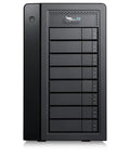 Kick Up Your Storage Game With This 80TB External RAID Drive Featuring Eight 10TB Hard Drives And Thunderbolt 3 Plus USB 3 2 Gen 2 Support For Lightning Fast Data Transfers And A Smooth Setup, black chassis.