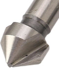 Close-up of Heavy Duty Step Drill Bits With 4 Spiral Flutes Made From M35 Cobalt for Smoother Drilling In Metal Wood And Plastic With Quick Size Removal For Stainless Steel And Aluminum Jobs.