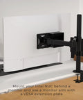 VESA NUC Mounting Bracket Behind Your Monitor, Extension Plate For Intel NUC Mini PC, Monitor Arm Attachment