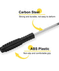 Top Shelf Micro Phillips Screwdriver 3.0mm with Non Slip Handle, carbon steel blade, ABS plastic grip for precision repairs.