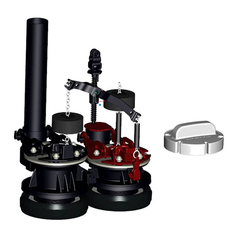 Vormax Toilet Valve Assembly For Vormax Models, Durable Metal Chain, High-Performance Flappers And Teeter Bar, Easy Install