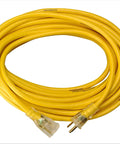 Heavy Duty Outdoor Extension Cord 50 Foot With Lighted End 14 Gauge SJTW Jacket Three Prong Plug The Workhorse Of Your Jobsite Power