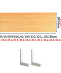 Wooden panel with white L-shaped brackets for Wall Mounted Radiator Shelf Wooden Cover For Home Space Saving White Shelf For Storage And Decoration Maximizes Heat Flow Without Blocking Radiator Holds Up To 30kg 24x8in 60x20cm Easy Install.