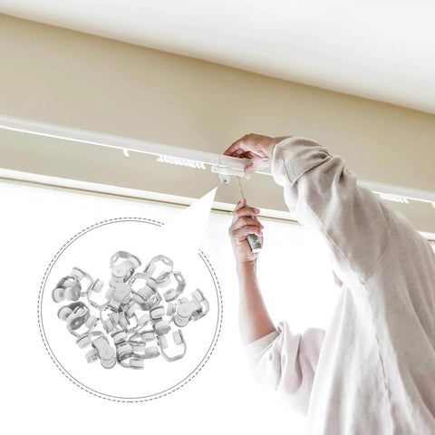 Installation of Heavy Duty Metal Sliding Door Rollers Kit 25 Pcs With Folding Track Wheels For Heavy Doors Perfect For Home And Office
