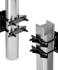 4 Pack Pole Mounting Kit With Mast Brackets For Antenna Flagpole Post Tube Clamp Holder Street Sign Mounting Hardware