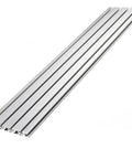 Premium Anodized Aluminum Extrusion Linear Rail Guide 15X120Mm T Slot Profile, showing multiple rail sections for CNC machining.