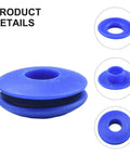 Heavy Duty Plastic Eyelet Kit Round Grommets For Tarp Pool Cover Fastener With Installation Tool To Repair Outdoor Shade Sail Solar Blanket Weather Resistant Rust Free Secure Fit In Blue Green Black Colors, blue plastic grommet set