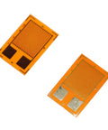 10 Pcs BF350-3AA Load Cell Strain Gauge Sensor Set For Precision Weight And Pressure Measurement Foil Resistance With Constantan Copper Nickel Alloy High Temperature Resistance Ultra Stable 0.02 Accuracy And Fully Enclosed Design, two orange gauges