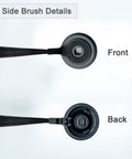 Side brush details for Replacement Parts Kit For Shark ION Robot Vacuums AV751 RV850 RV761 RV771 RV871 R75 R72 R71 S86 S87 S88