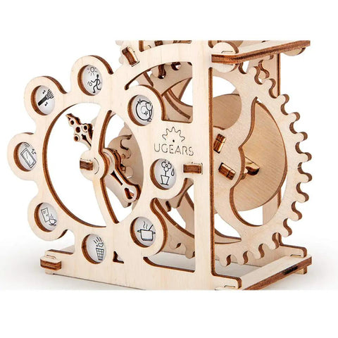 Dynamometer Mechanical Model Kit 3D Wooden Puzzle For Self Assembly No Glue Needed Brain Teaser For Kids Teens And Adults Perfect Desk Decor And Hands On STEM Challenge, natural plywood mechanical model