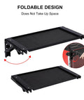Magnetic Tool Tray Folding Work Platform for Modular Toolbox Systems, Aluminum Alloy Construction, No Drill Installation