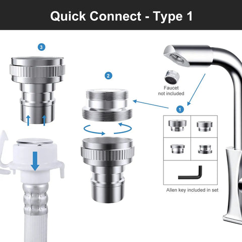 Heavy Duty Washing Machine Hose Kit With 90 Degree Elbow Quick Connect Portable Water Inlet Supply Line For Most Washing Machines Easy Hookup Three Layer Design High Pressure Corrosion And Wear Resistant