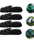 Sixteen Piece Durable Lawn Aerator Shoes With Boss Grade Spike Straps for Easy Garden Aeration and Lawn Care Tasks